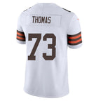 Crovyle C.Browns #73 Joe Thomas Player White Vapor Untouchable Limited Home Game Stitched Jerseys