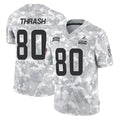 Crovyle C.Browns #80 Jamari Thrash Player Arctic Camo Salute to Service Limited Home Game Stitched Jerseys