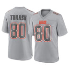 Crovyle C.Browns #80 Jamari Thrash Player Gray Atmosphere Fashion Game Stitched Jerseys