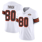 Crovyle C.Browns #80 Jamari Thrash Player White Limited  Vapor 1946 Collection Alternate Game Stitched Jerseys