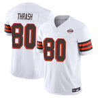 Crovyle C.Browns #80 Jamari Thrash Player White Limited Vapor F.U.S.E. Alternate Game Stitched Jerseys