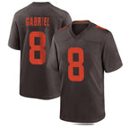 Crovyle C.Browns #8 Dillon Gabriel Player Brown Alternate Home Game Stitched Jerseys