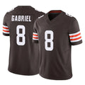 Crovyle C.Browns #8 Dillon Gabriel Player Brown Vapor F.U.S.E. Limited Home Game Stitched Jerseys