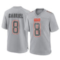 Crovyle C.Browns #8 Dillon Gabriel Player Gray Atmosphere Fashion Game Stitched Jerseys