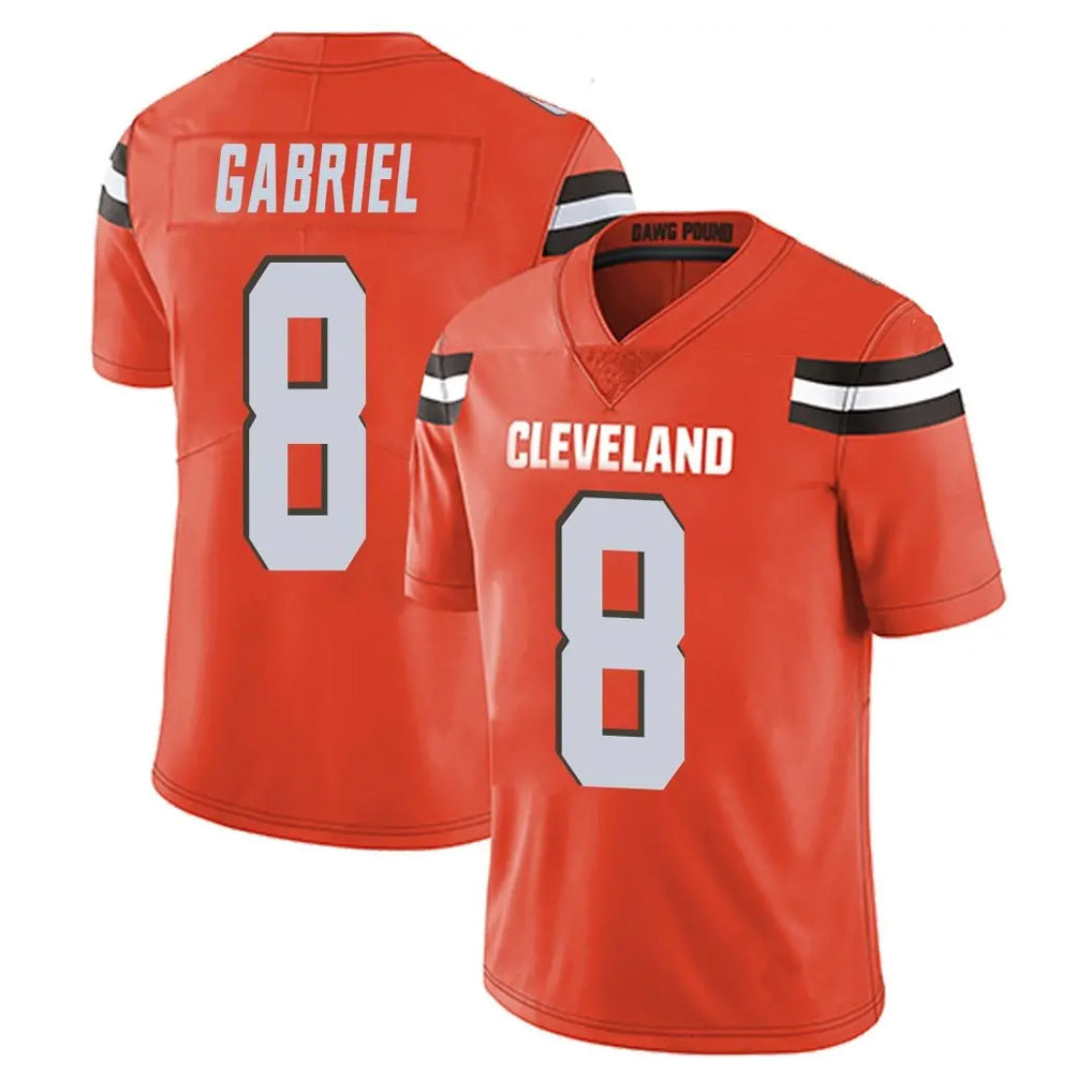 Crovyle C.Browns #8 Dillon Gabriel Player Orange Alternate Vapor Untouchable Limited Home Game Stitched Jerseys