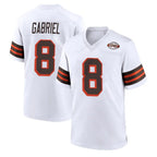 Crovyle C.Browns #8 Dillon Gabriel Player White Alternate Home Game Stitched Jerseys