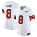 Crovyle C.Browns #8 Dillon Gabriel Player White Limited Vapor F.U.S.E. Alternate Game Stitched Jerseys