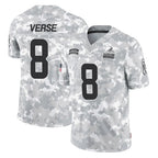 Crovyle C.Browns #8 Jared Verse Player Arctic Camo Salute to Service Limited Home Game Stitched Jerseys