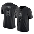 Crovyle C.Browns #8 Jared Verse Player Black Reflective Home Game Stitched Jerseys