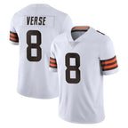 Crovyle C.Browns #8 Jared Verse Player White Vapor Untouchable Limited Home Game Stitched Jerseys