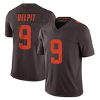 Crovyle C.Browns #9 Grant Delpit Player Brown Limited Vapor F.U.S.E. Alternate Game Stitched Jerseys