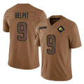 Crovyle C.Browns #9 Grant Delpit Player Brown Salute to Service Limited Home Game Stitched Jerseys