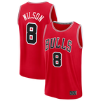 Crovyle C.Bulls #8 Caleb Wilson Red 2026 Draft First Round Pick Fast Break Jerseys - Icon Edition