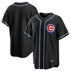 Crovyle C.Cubs Black Home Game Blank Player Stitched Jerseys