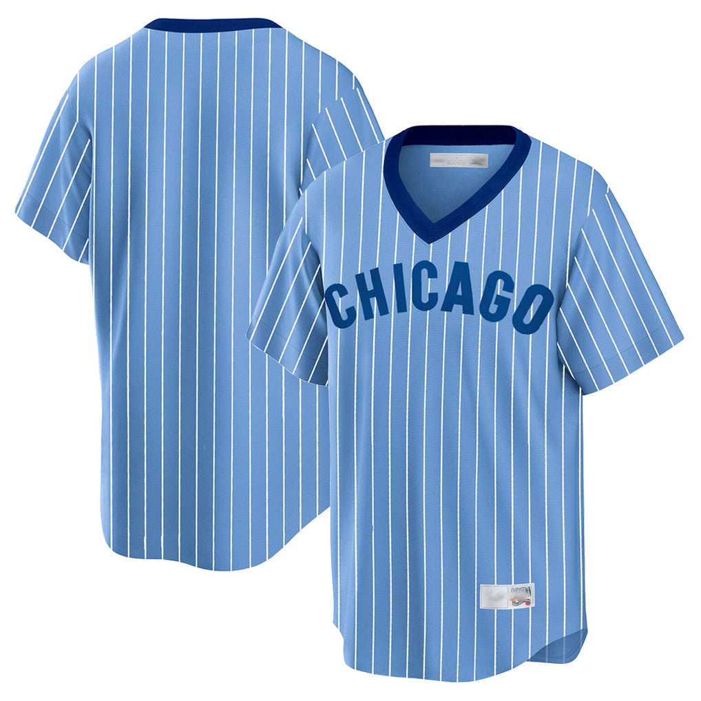 Crovyle C.Cubs Blue T-shirt Cooperstown Collection Limited Blank Player Stitched Jerseys