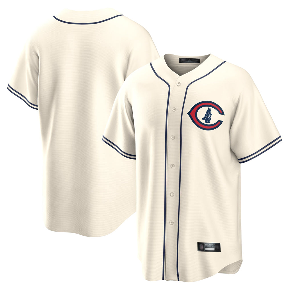 Crovyle C.Cubs Cream Field of Dreams Home Game Blank Player Stitched Jerseys