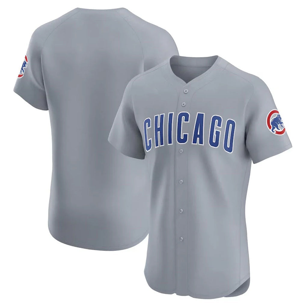 Crovyle C.Cubs Gray Road Limited Elite Home Game Blank Player Stitched Jerseys