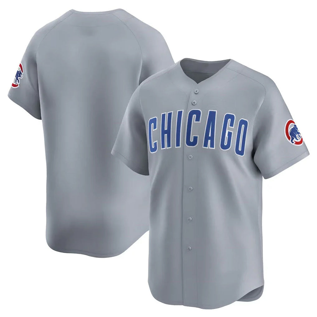 Crovyle C.Cubs Gray Road Limited Home Game Blank Player Stitched Jerseys