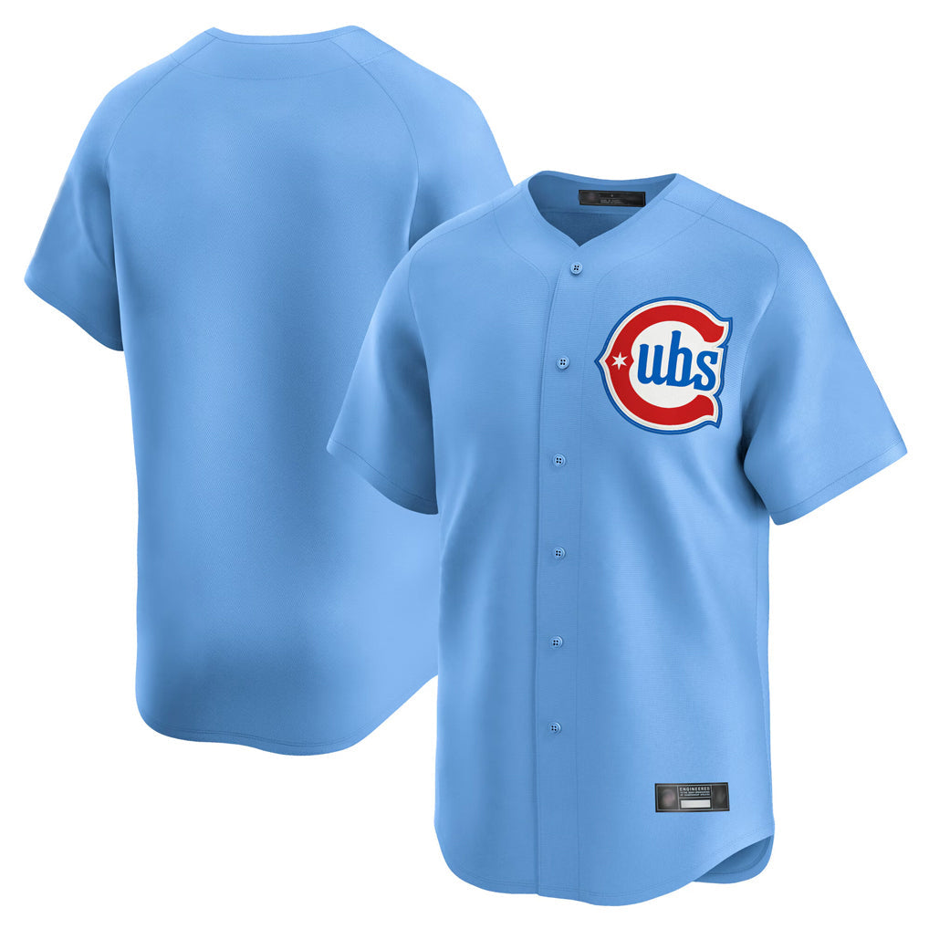 Crovyle C.Cubs Light Blue Limited Home Blank Player Stitched Jerseys