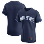 Crovyle C.Cubs Navy City Connect Limited Elite Home Game Blank Player Stitched Jerseys