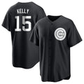 Crovyle C.Cubs #15 Carson Kelly Player Black Game Stitched Jerseys