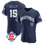 Crovyle C.Cubs #15 Carson Kelly Player Navy City Connect 150th Anniversary Limited Elite Home Stitched Jerseys