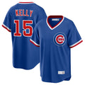 Crovyle C.Cubs #15 Carson Kelly Player Royal T-shirt Cooperstown Collection Limited Stitched Jerseys