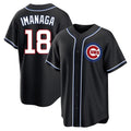 Crovyle C.Cubs #18 Shota Imanaga Player Black Fashion Out Game Stitched Jerseys