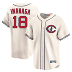Crovyle C.Cubs #18 Shota Imanaga Player Cream Field of Dreams Limited Home Game Stitched Jerseys
