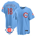 Crovyle C.Cubs #18 Shota Imanaga Player Light Blue 150th Anniversary Home Game Stitched Jerseys