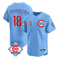 Crovyle C.Cubs #18 Shota Imanaga Player Light Blue 150th Anniversary Limited Home Stitched Jerseys