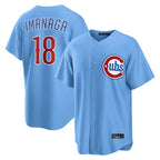 Crovyle C.Cubs #18 Shota Imanaga Player Light Blue Home Game Stitched Jerseys