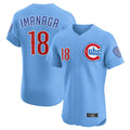 Crovyle C.Cubs #18 Shota Imanaga Player Light Blue Limited Elite Home Stitched Jerseys