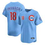 Crovyle C.Cubs #18 Shota Imanaga Player Light Blue Limited Home Stitched Jerseys