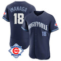 Crovyle C.Cubs #18 Shota Imanaga Player Navy City Connect 150th Anniversary Limited Elite Home Stitched Jerseys
