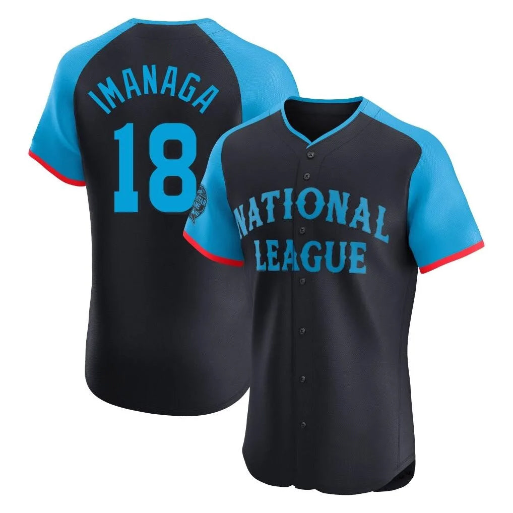 Crovyle C.Cubs #18 Shota Imanaga Player Navy National League All-Star Limited Elite Game Home Stitched Jerseys