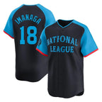 Crovyle C.Cubs #18 Shota Imanaga Player Navy National League All-Star Limited Home Stitched Jerseys