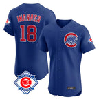 Crovyle C.Cubs #18 Shota Imanaga Player Royal 150th Anniversary Limited Elite Home Stitched Jerseys