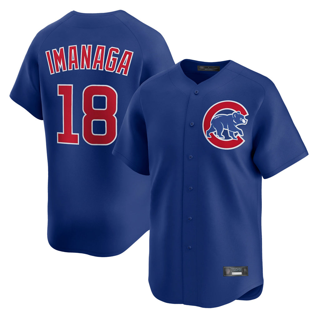Crovyle C.Cubs #18 Shota Imanaga Player Royal Limited Home Stitched Jerseys