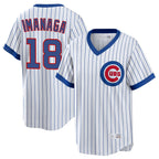 Crovyle C.Cubs #18 Shota Imanaga Player White T-shirt Cooperstown Collection Limited Stitched Jerseys