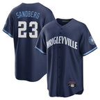 Crovyle C.Cubs #23 Ryne Sandberg Player Navy City Connect Home Game Stitched Jerseys