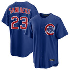 Crovyle C.Cubs #23 Ryne Sandberg Player Royal Home Game Stitched Jerseys