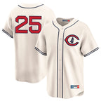 Crovyle C.Cubs #25 Mois¨¦s Ballesteros Player Cream Field of Dreams Limited Home Game Stitched Jerseys