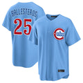 Crovyle C.Cubs #25 Mois¨¦s Ballesteros Player Light Blue Home Game Stitched Jerseys
