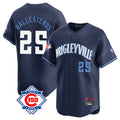 Crovyle C.Cubs #25 Mois¨¦s Ballesteros Player Navy City Connect 150th Anniversary Limited Home Stitched Jerseys