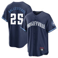 Crovyle C.Cubs #25 Mois¨¦s Ballesteros Player Navy City Connect Home Game Stitched Jerseys