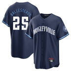 Crovyle C.Cubs #25 Mois¨¦s Ballesteros Player Navy City Connect Home Game Stitched Jerseys