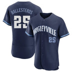 Crovyle C.Cubs #25 Mois¨¦s Ballesteros Player Navy City Connect Limited Elite Home Stitched Jerseys