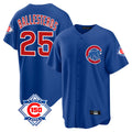 Crovyle C.Cubs #25 Mois¨¦s Ballesteros Player Royal 150th Anniversary Home Game Stitched Jerseys