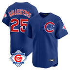Crovyle C.Cubs #25 Mois¨¦s Ballesteros Player Royal 150th Anniversary Limited Home Stitched Jerseys